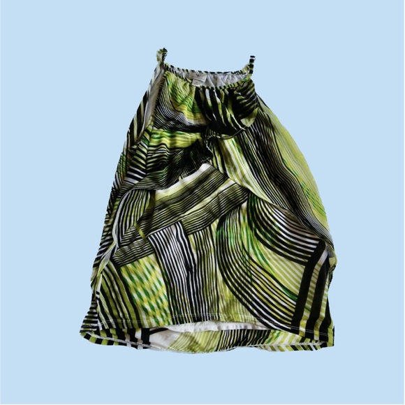 Worthington Tops - COPY - Worthington ● Bright Green and Black Women's Tank Top ● Size Medium